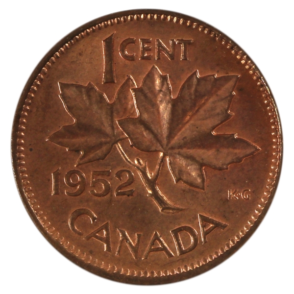 1-cent 1952 Ungraded