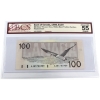 Image 1 : BC-60aA 1988 $100 AJX Replacement BCS AU55 Original Thiessen-Crow Hidden Back Position Number 