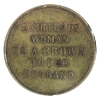 Image 2 : 1800's Alexandra Princess of Denmark 'Born Dec 1, 1844. Married March 10, 1863' Token 