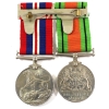 Image 2 : 1939-1945 British War Medal & Defence Medal Cupro-Nickel. 2pcs