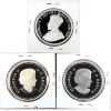 Image 2 : Silver $1 2017-2021 Proof Silver Dollars. 3pcs.