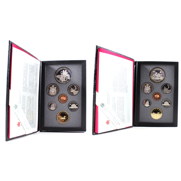 1989 & 1990 Double Dollar Proof Sets