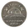 Image 2 : 5-cent 1958 ICCS PL67 