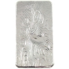 Image 2 : 5oz Eagle Forge Mint Skull & Crossbones .999 Fine Silver Hand Poured Bar (Tax Exempt)