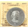 Image 3 : 2007 $1 Celebration of the Arts SE Proof Sterling Silver Dollar ICCS PF67