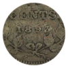 Image 3 : 10-Cent 1893 Flat Top 3 Obverse 5 VG-F