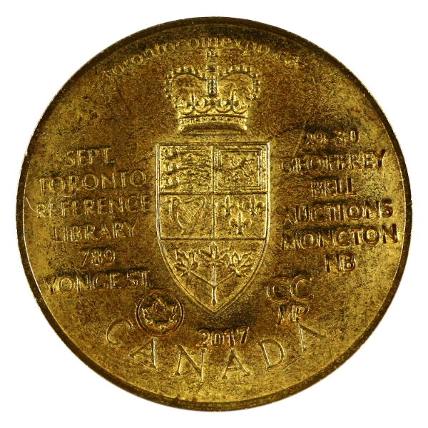 Citadel Coins 2017 Toronto Coin Expo Medallion Sept. 28-30th 0.415oz 32mm