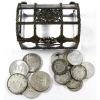 Image 1 : Bulk Collection of Assorted Silver Candian Coins in Plastic Treasure Chest