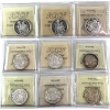Image 2 : 50-cent 1952-1960 ICCS MS64. 9pcs