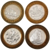 Image 1 : $10 Limited Edition .999 Fine Silver Casino Gaming Tokens. 4pcs. (Tax Exempt)