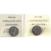 Image 2 : 5-cent 1957 Bug Tail MS64 & 1960 MS66 ICCS. 2pcs