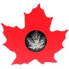 Image 1 : 2015 $20 The Canadian Maple Leaf - Maple Leaf Shaped 1oz .9999 Fine Silver (Tax Exempt)