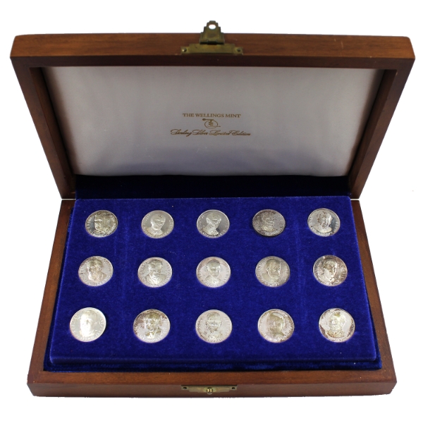 Wellings Mint Sterling Silver Prime Ministers of Canada 15-Coin Set