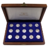 Image 1 : Wellings Mint Sterling Silver Prime Ministers of Canada 15-Coin Set