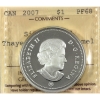Image 3 : 2007 $1 Thayendanegea Enamelled Proof Silver Dollar ICCS PF68