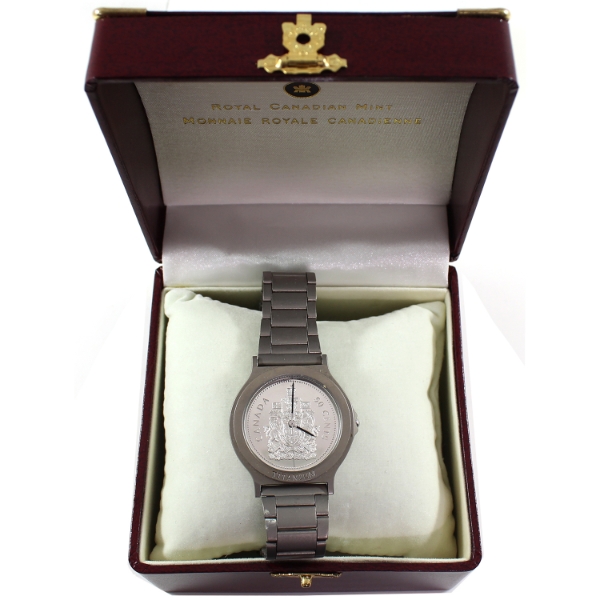 Royal Canadian Mint Men's Titanium Coat of Arms Watch