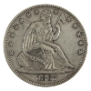 Image 2 : USA Silver 1867 Seated Liberty Half Dollar EF (Mark on Obverse)