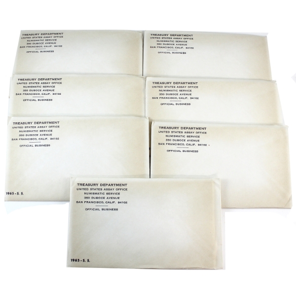 USA 1965 Special Mint Sets (still sealed). 7 sets