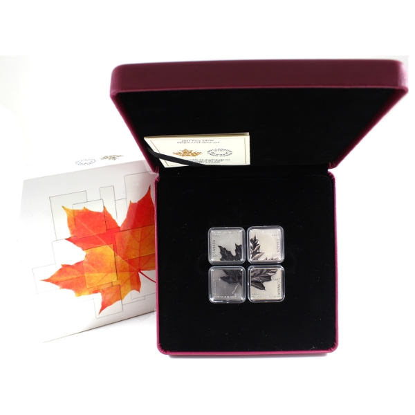 2017 $3 Maple Leaf Quartet .9999 Fine Silver