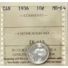 Image 1 : 10-cent 1936 ICCS MS64