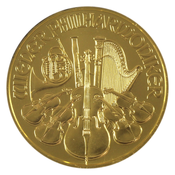 Austria Gold 2023 25 Euros Philharmonic 1/4oz .9999 Fine Gold Coin (Tax Exempt)