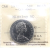 Image 1 : 50-cent 1973 Missing AD ICCS MS63