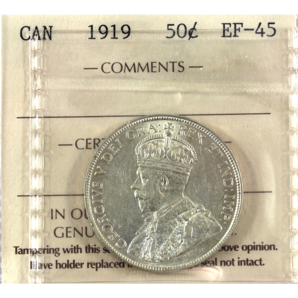 50-cent 1919 ICCS EF45