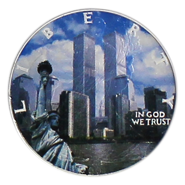 USA 2001 Solid Silver Remembrance Dollar in United States Commemorative Fine Art Gallery Folder