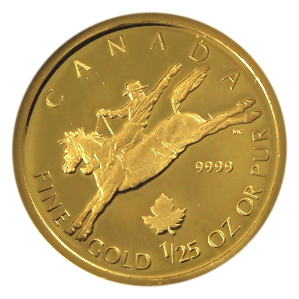 2006 Gold 50-cent Cowboy 1/25oz .9999 Gold Coin (Tax Exempt)