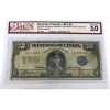 DC-26h 1923 $2 Blue Seal Group 2 Series S BCS VG10 McCavour-Saunders SN:S-172763 Check Letter B