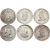 Image 1 : Wellings Mint Issued Confederation of Canada Founding Fathers Pure Silver Medals. 6pcs. (Tax Exempt)