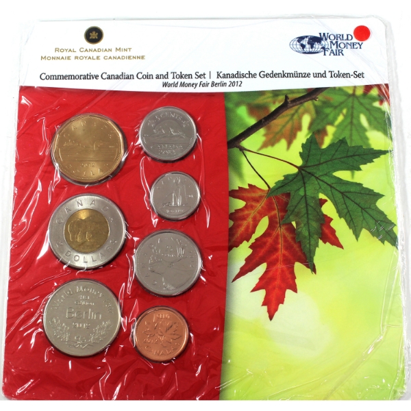 World Money Fair 2012 Berlin Commemorative Coin & Token Set Issued by the RCM