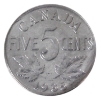 Image 12 : 5-cent 1929 AU55, 1930 AU50, 1931 EF45, 1935 EF40, 1937 MS64 & 1965 PL66 Heavy Cameo ICCS. 6pcs.