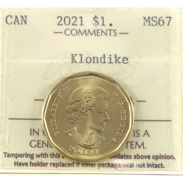 Loon $1 2021 Klondike ICCS MS67