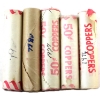 Image 1 : 1-cent 1976, 1977, 1978, 1979 & 1980 Penny Rolls of 50pcs. 5 Rolls