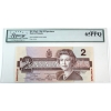 Image 1 : BC-55aS 1986 $2 Specimen Legacy GEM UNC65 PPQ Crow-Bouey SN: ARG0000000 0989