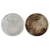 Image 1 : 2x 3/4oz 2021 $2 Great-Horned Owl .999 Fine Silver Rounds. 2pcs. (Tax Exempt)