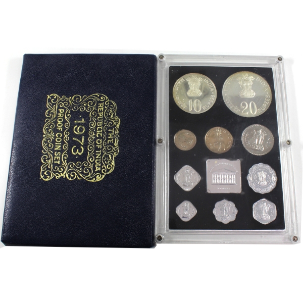 India 1973 11-Coin Proof Set