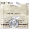 Image 1 : 10-cent 1940 ICCS MS65. Blast White Coin with Softly Frosted Lustre