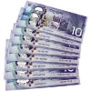 Image 1 : BC-75 2017 $10 Commemorative Issue Consecutive Wilkins-Poloz SN: CDB1863704-"11. 8pcs.
