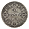 Image 2 : Newfoundland 10-cent 1873 ICCS VF20