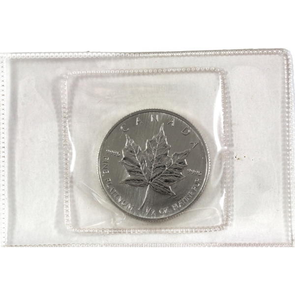 1988 Platinum $20 PML 1/2oz .9995 Fine Platinum Coin (Tax Exempt)