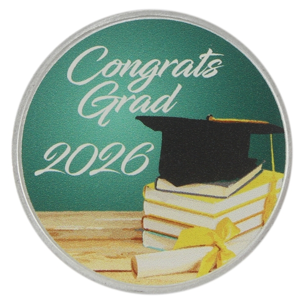 1oz APMEX 2026 Congratulations Graduate .999+ Fine Silver Round (Tax Exempt)