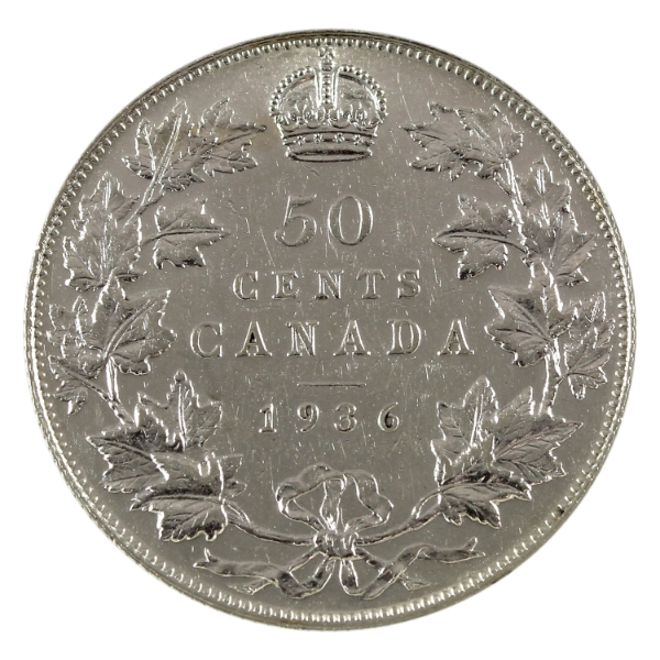 50-cent 1936 EF-AU