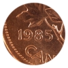 Image 4 : 1-cent 1985 Pointed 5 ICCS MS66 Red