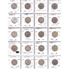 Image 1 : Great Britain One Shilling & Six Pence 1887-1956 Bulk Collection in 2x 20-Pocket Sheets. 40pcs. 