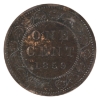 1-cent 1859 548 Double Punched, Narrow 9 EF