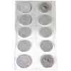 Image 2 : 10x 1oz $5 Birds of Prey: Red Tailed Hawk .999 Fine Silver Rounds Sealed in Sheet (Tax Exempt)