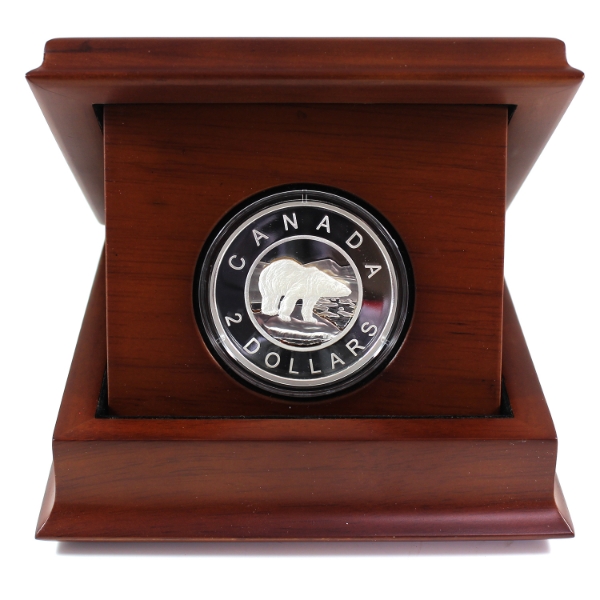 2019 $2 R&D Lab - Multilayered Polar Bear 3.5oz .9999 Fine Silver (Tax Exempt)