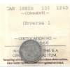 Image 1 : 10-cent 1880H Obverse 1 ICCS EF40